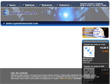 Tablet Screenshot of copisteriainsular.com